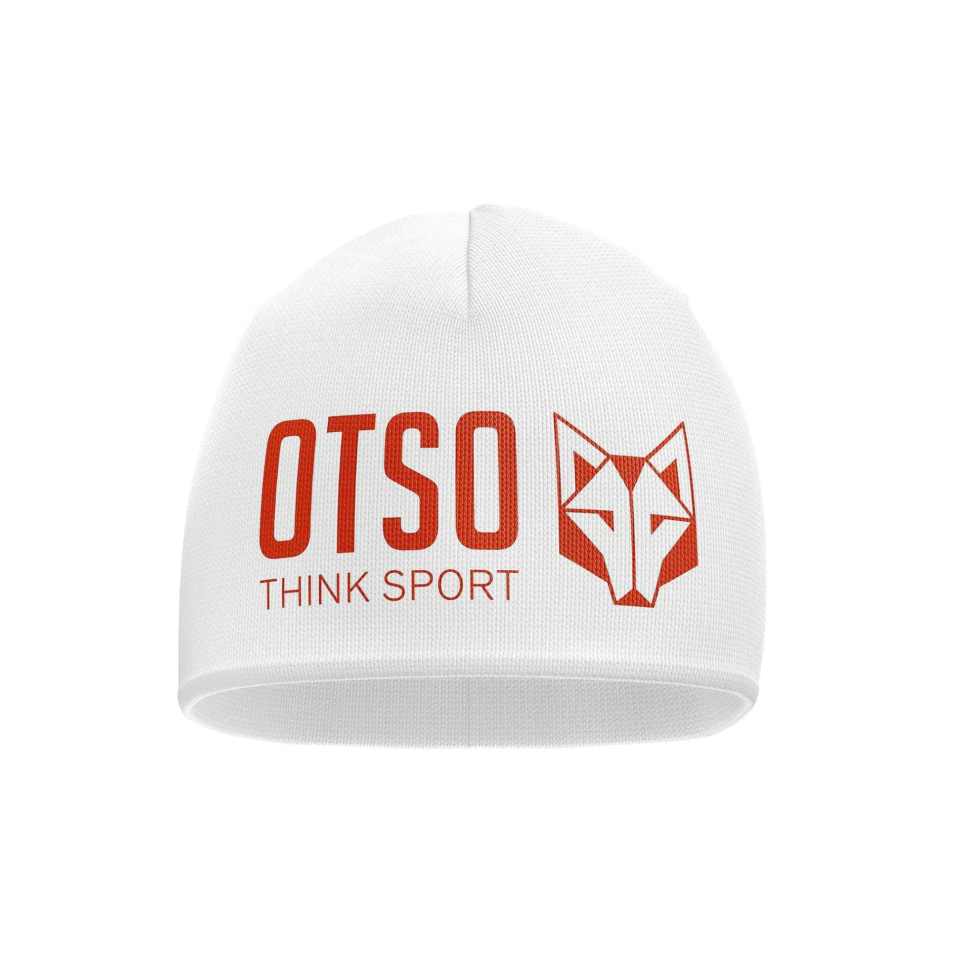 White & Fluo Orange Beanie*OTSO Cheap