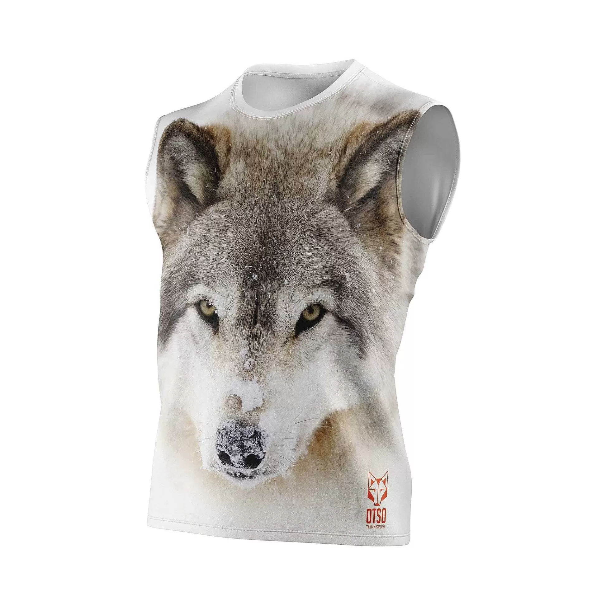 Wolf Men'S Sleeveless T-Shirt*OTSO Fashion