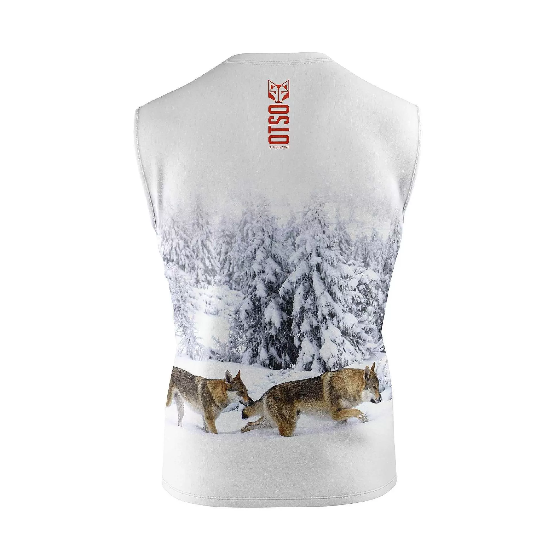 Wolf Men'S Sleeveless T-Shirt*OTSO Fashion