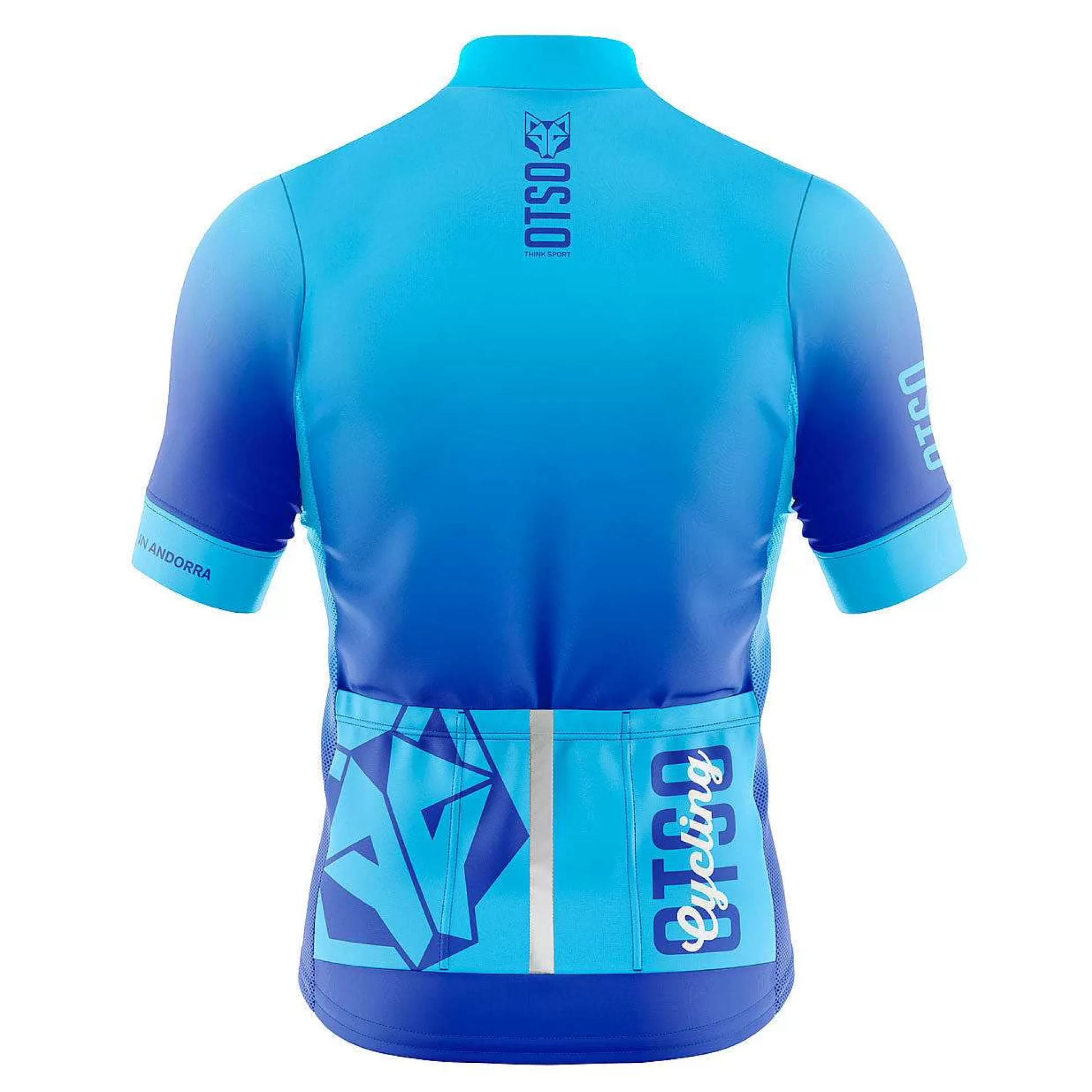 Women'S Short Sleeve Cycling Jersey Fluo Blue (Outlet)*OTSO Clearance