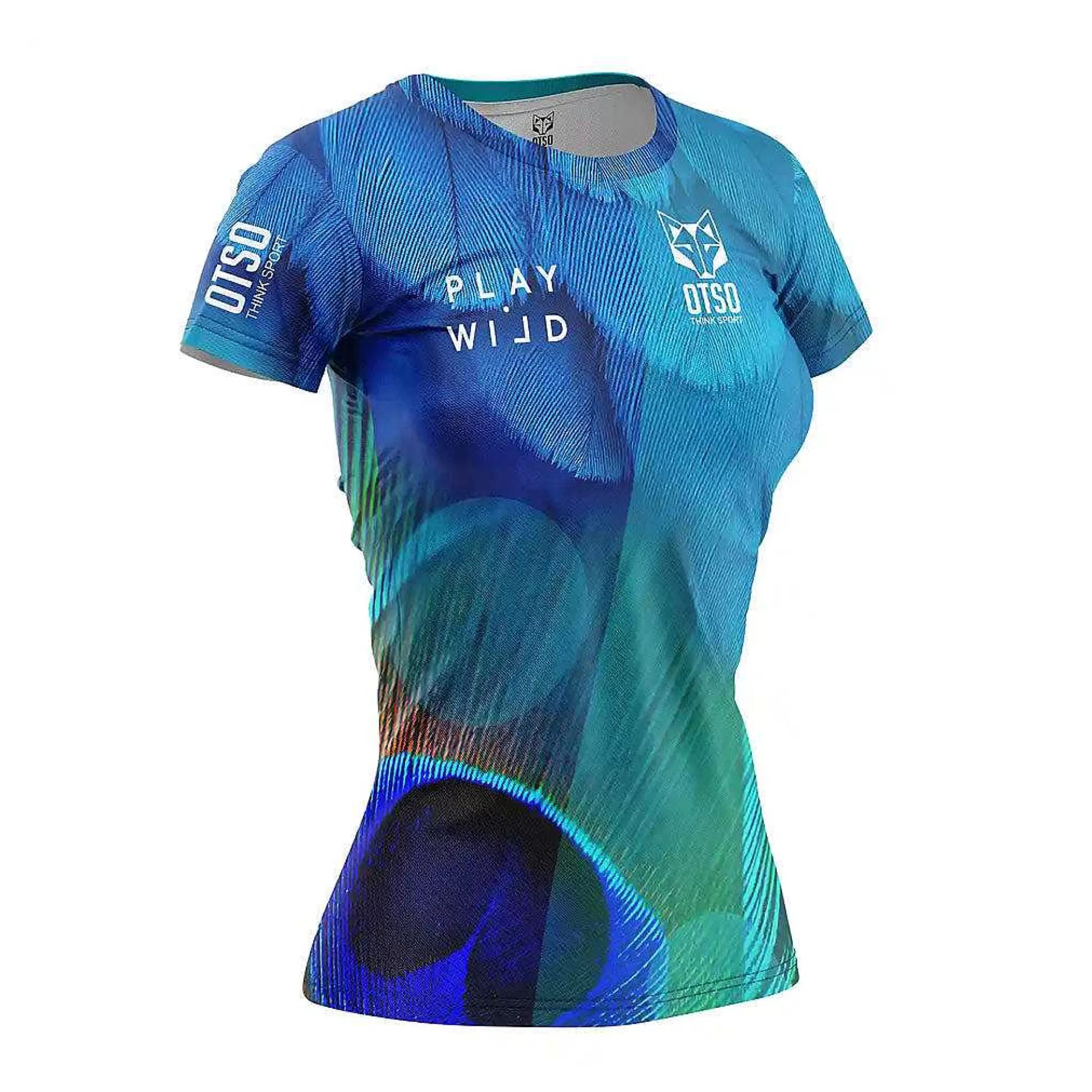 Women'S Short Sleeve Padel T-Shirt Blue Birds*OTSO Sale