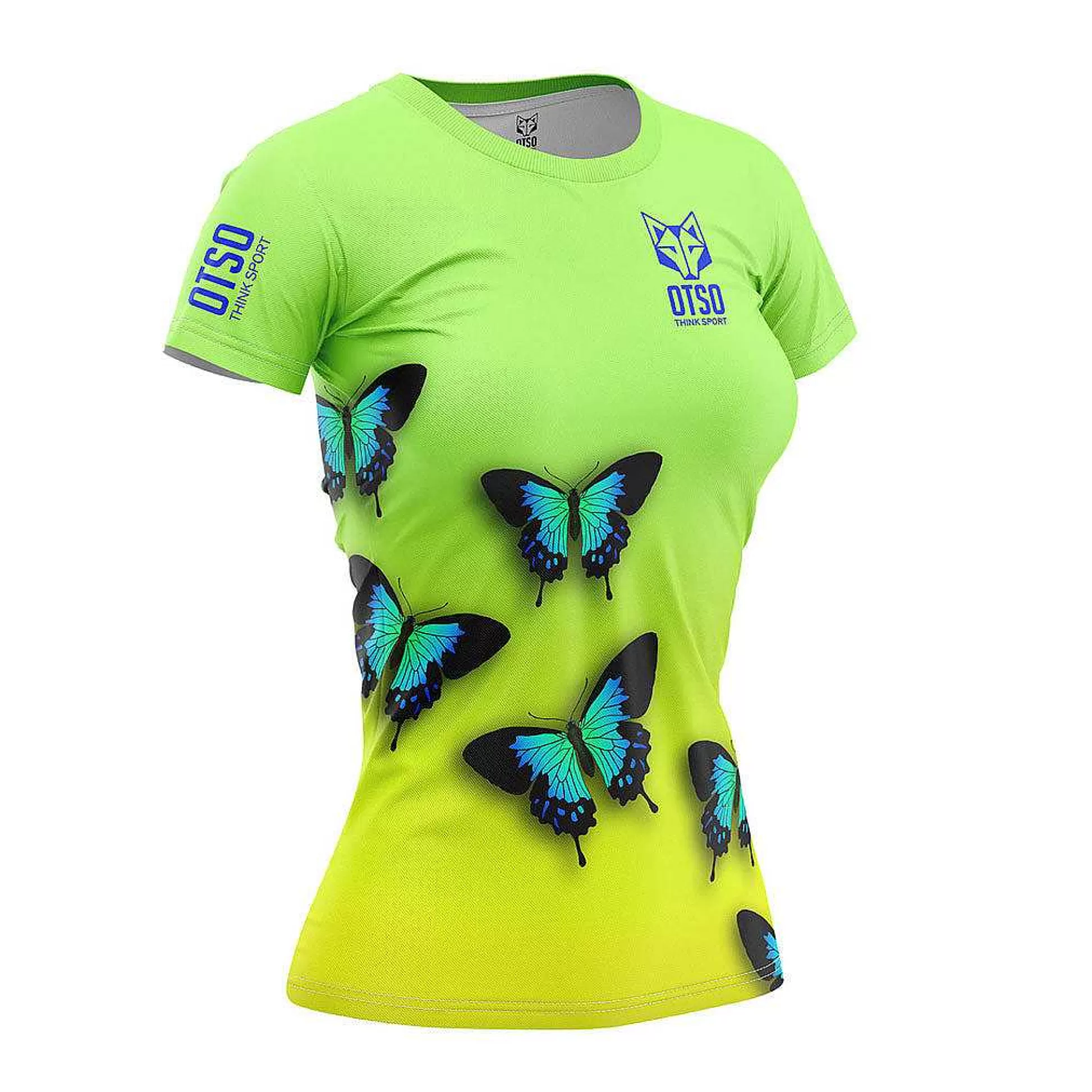 Women'S Short Sleeve Shirt Butterfly*OTSO Best