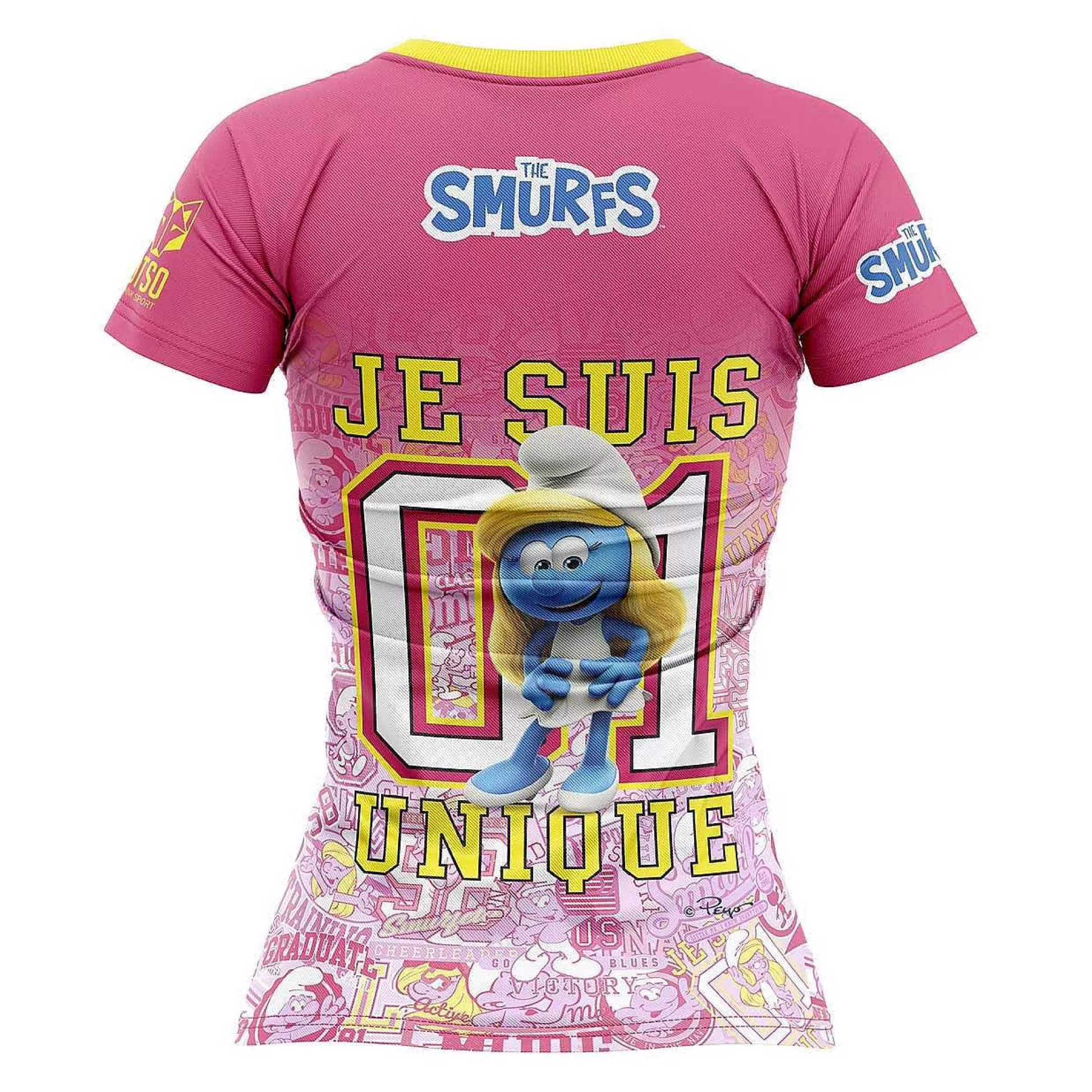 Women'S Short Sleeve Shirt Smurfs Hugs*OTSO Hot