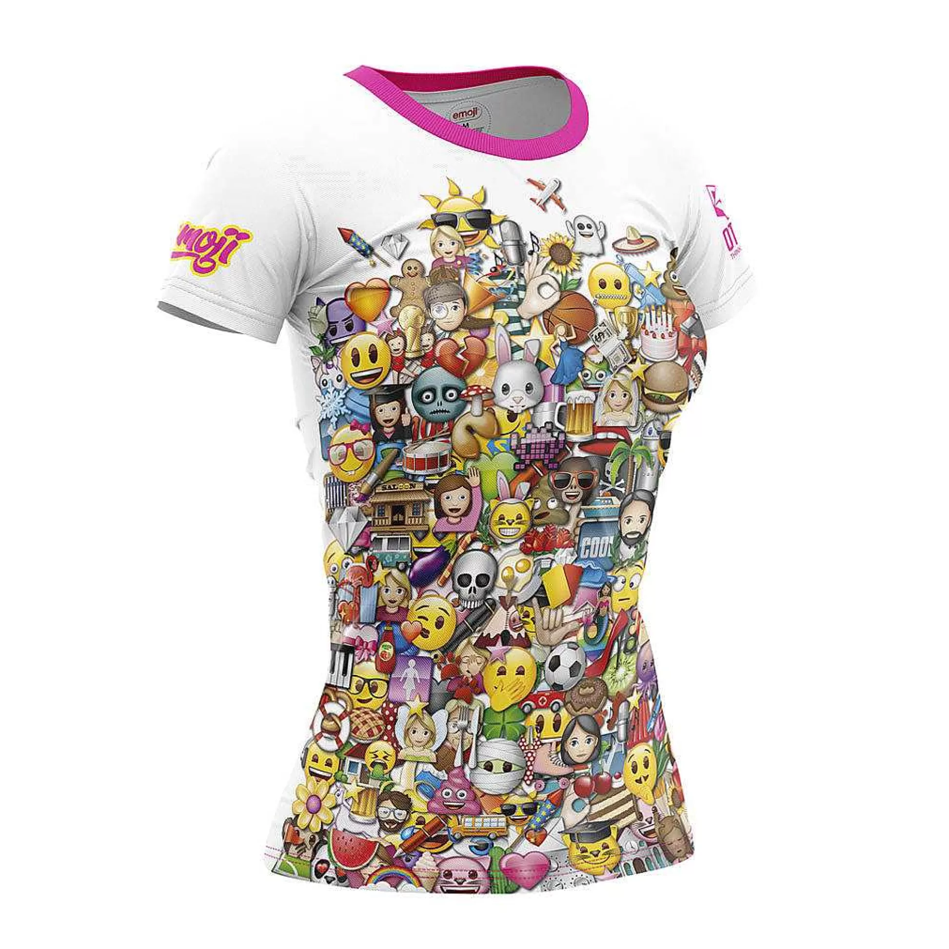 Women'S Short Sleeve Shirt-Emoji Big Wave*OTSO Cheap