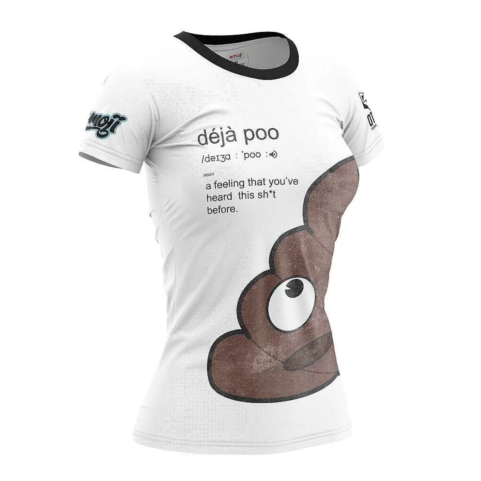 Women'S Short Sleeve Shirt-Emoji Deja Poo*OTSO Online