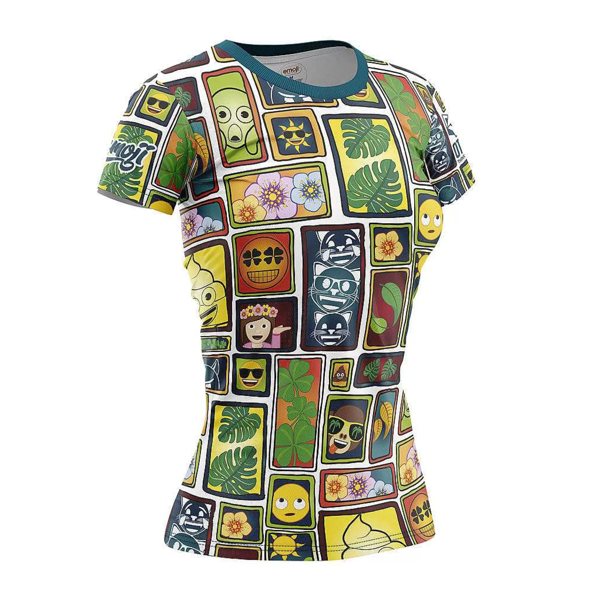 Women'S Short Sleeve Shirt-Emoji Portrait*OTSO Outlet