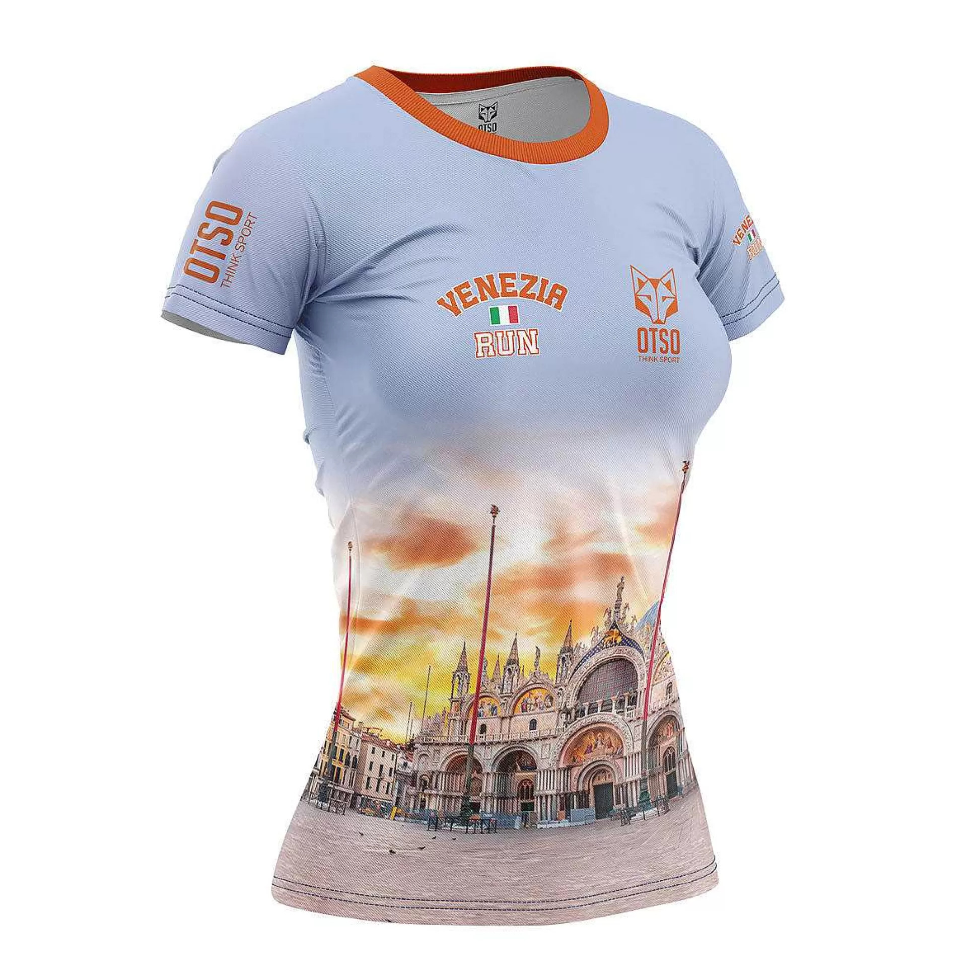 Women'S Short Sleeve Shirt-Run Venezia (Outlet)*OTSO Hot