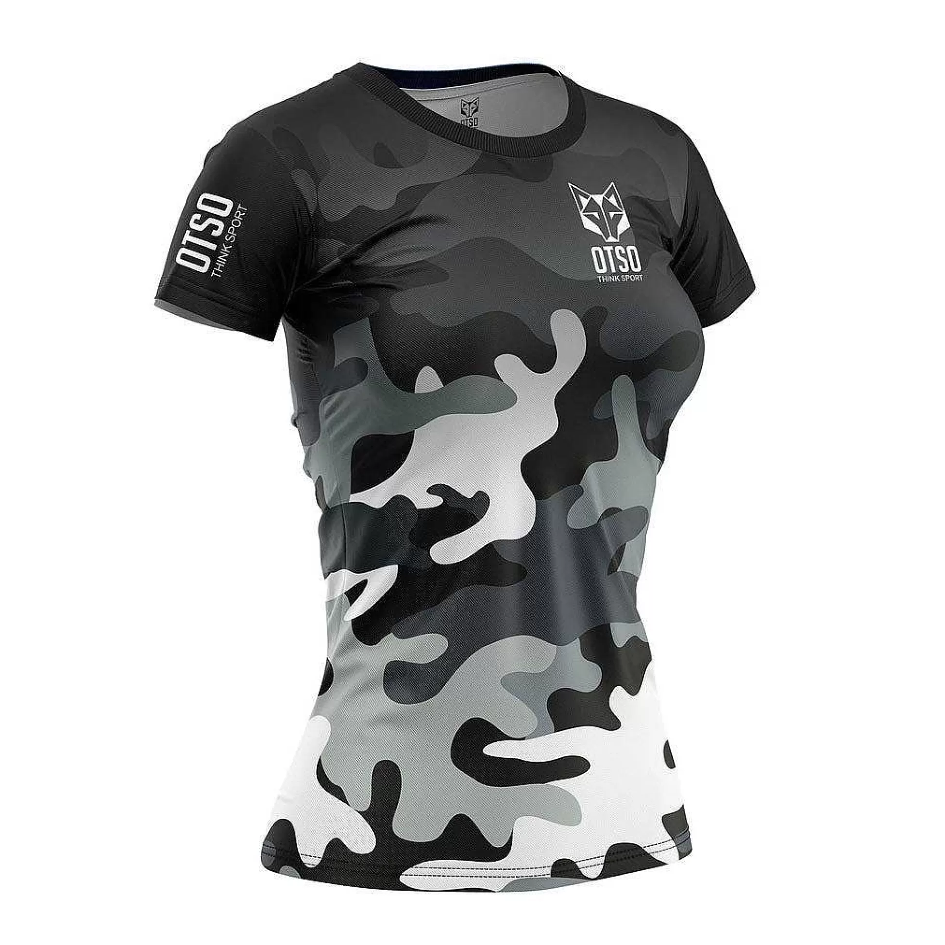 Women'S Short Sleeve T-Shirt Camo Gray*OTSO Online