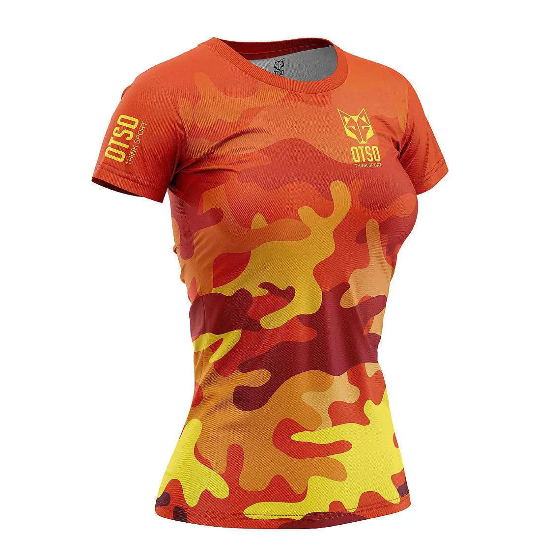 Women'S Short Sleeve T-Shirt Camo Orange (Outlet)*OTSO Online