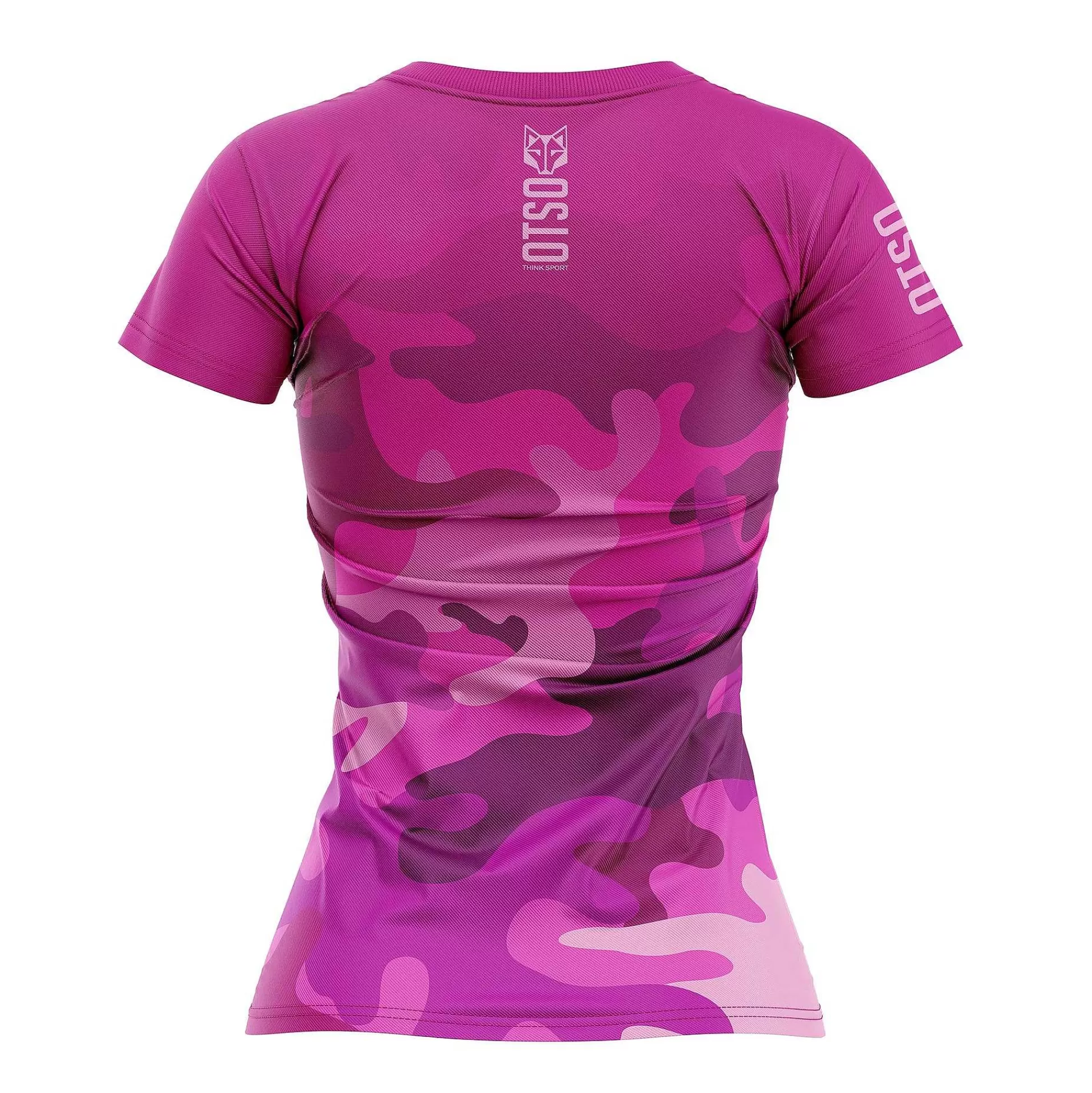 Women'S Short Sleeve T-Shirt Camo Pink*OTSO Fashion