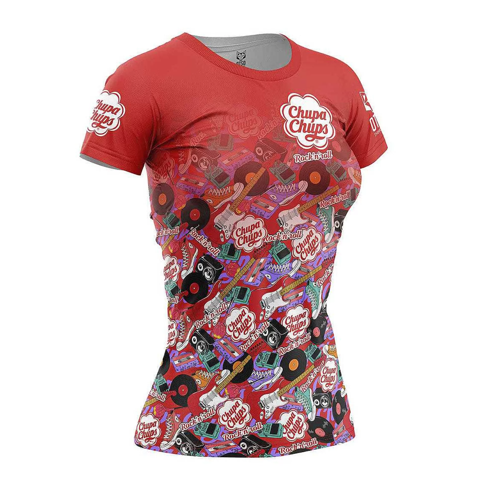 Women'S Short Sleeve T-Shirt Chupa Chups Rock'N'Roll*OTSO Discount