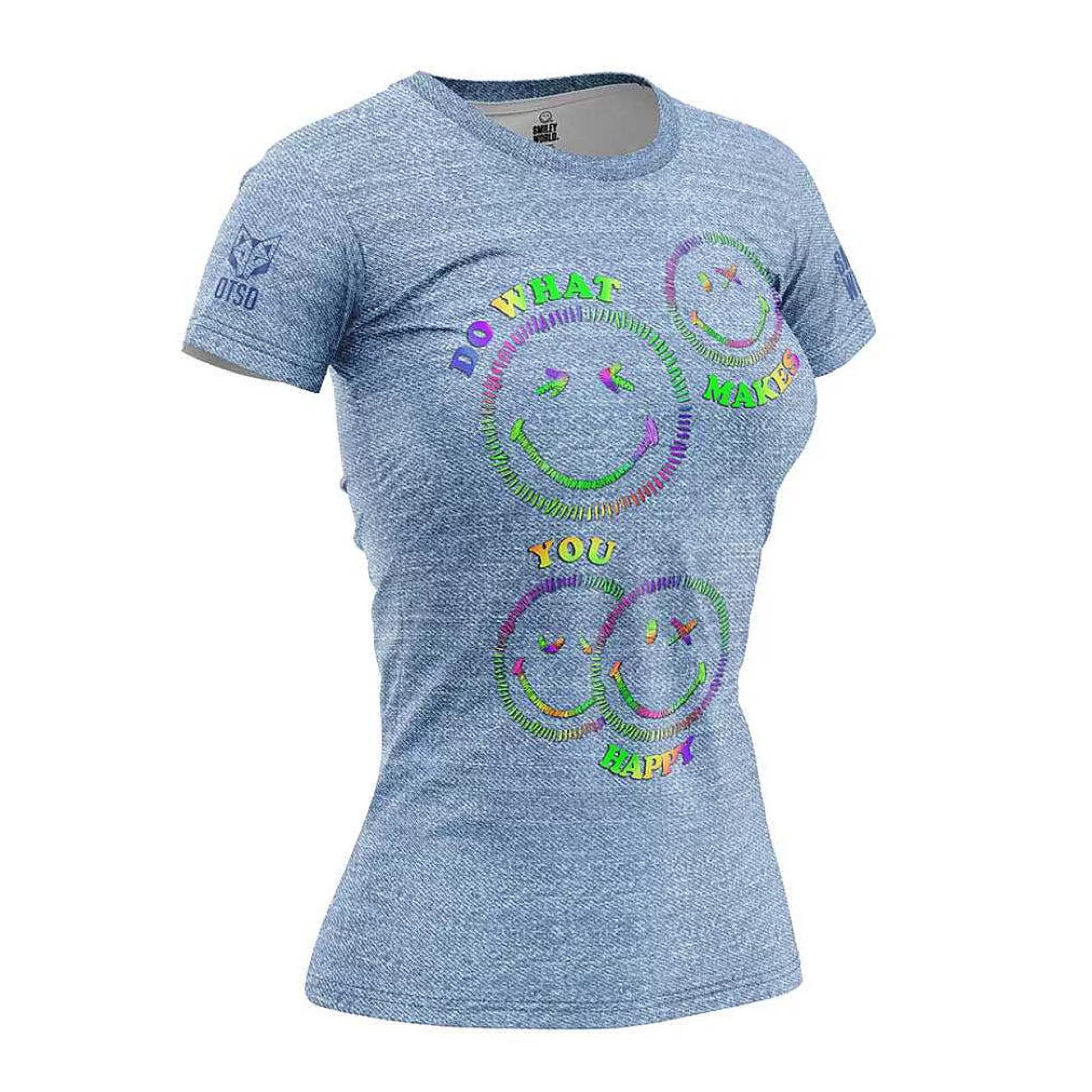 Women'S Short Sleeve T-Shirt Smileyworld Happy*OTSO Discount