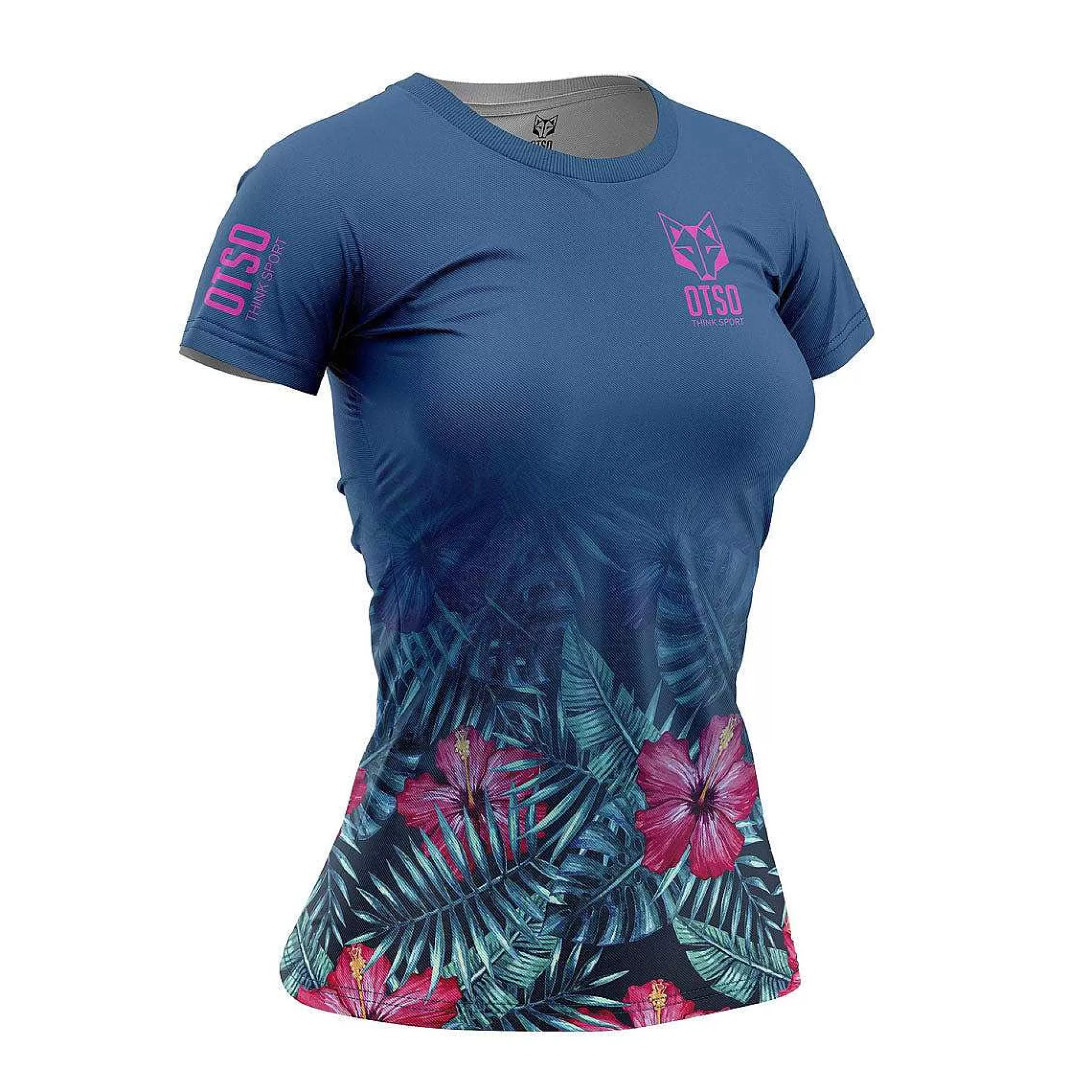 Women'S Short Sleeve T-Shirt Tropical Dark*OTSO Discount