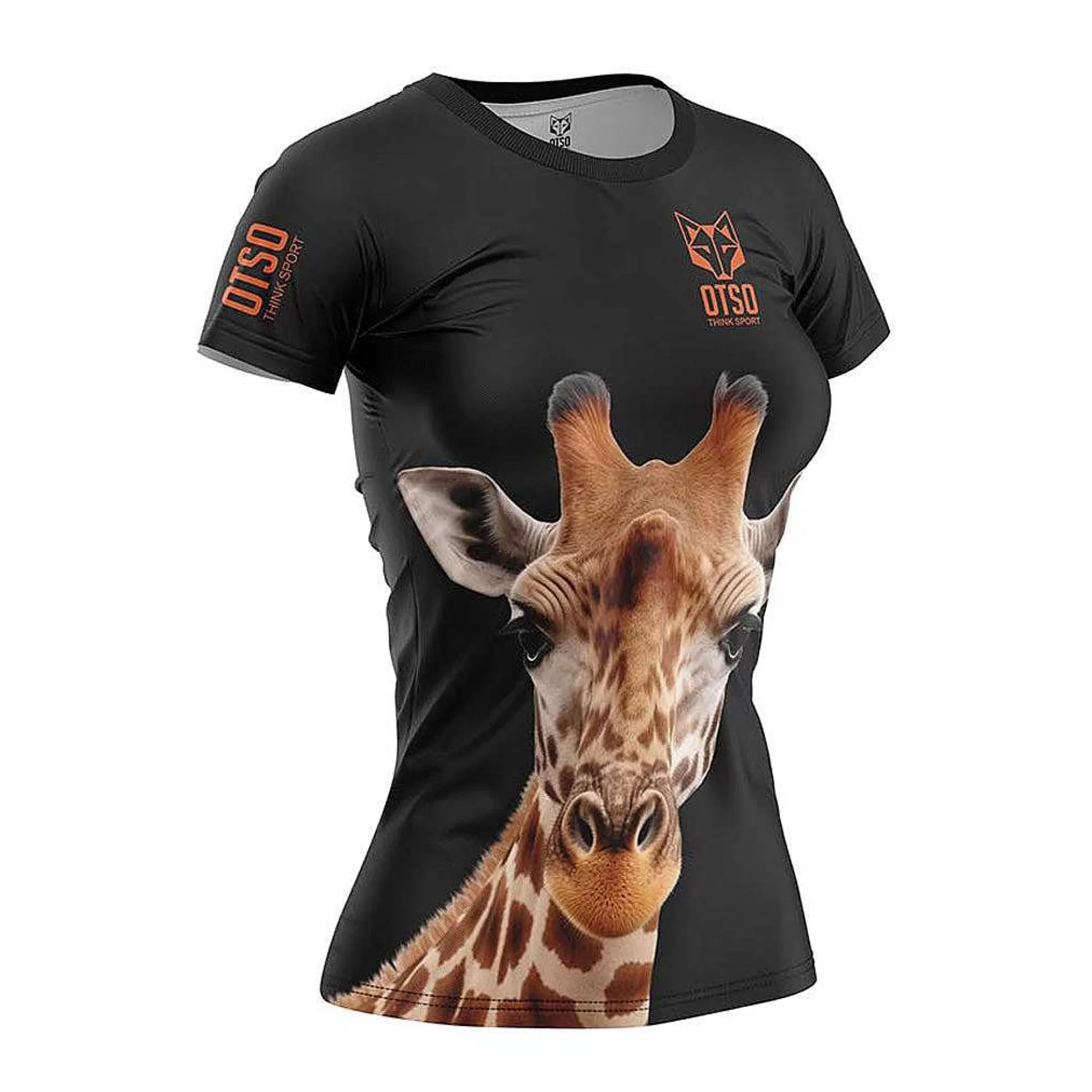 Women'S Short Sleeve T-Shirt-Giraffe*OTSO New