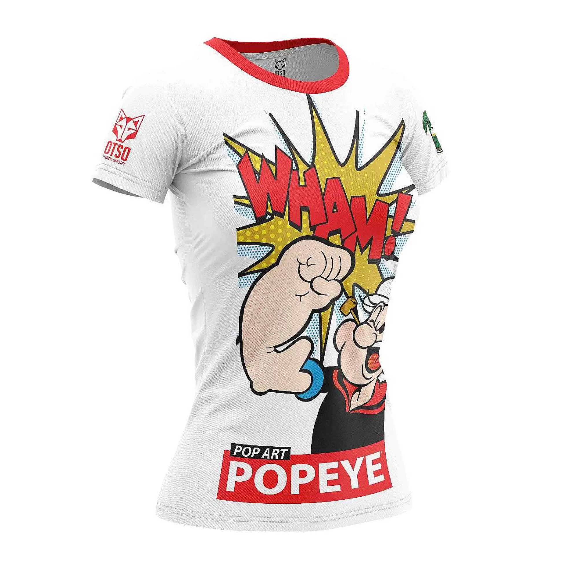 Women'S Short Sleeve T-Shirt-Popeye Pop Art*OTSO Cheap