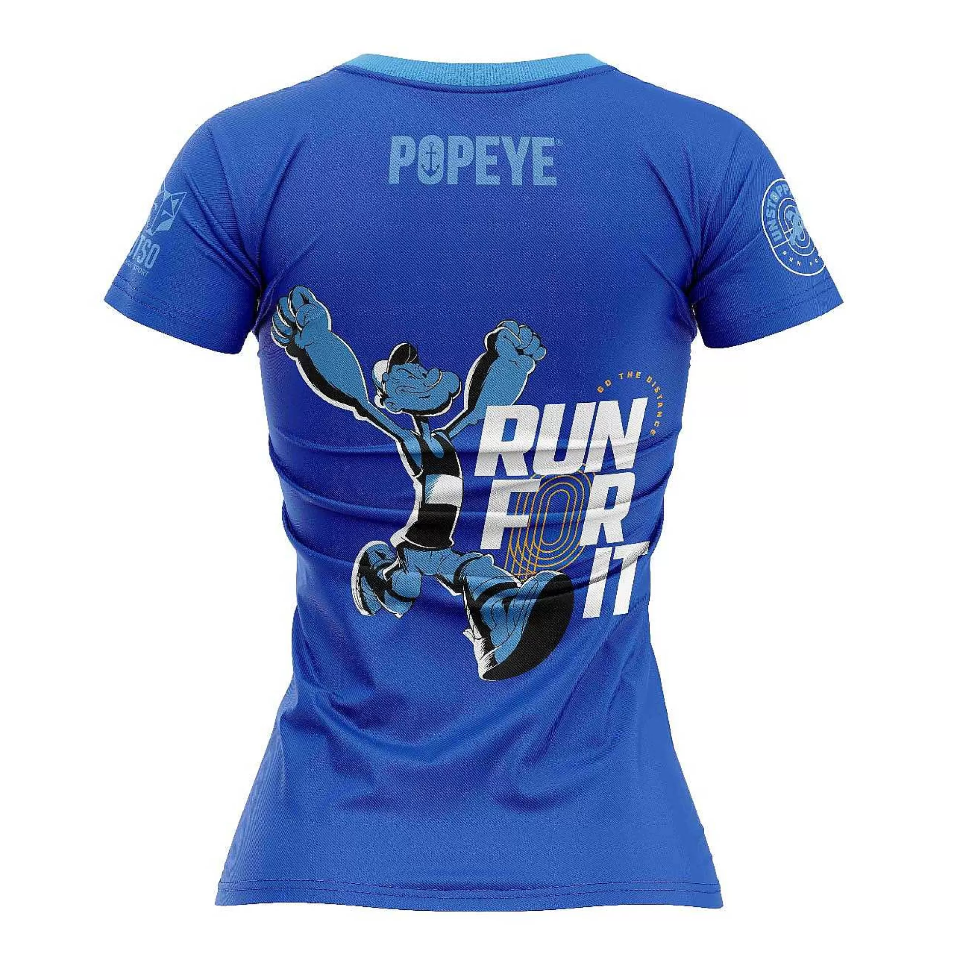 Women'S Short Sleeve T-Shirt-Popeye Run For It*OTSO Discount