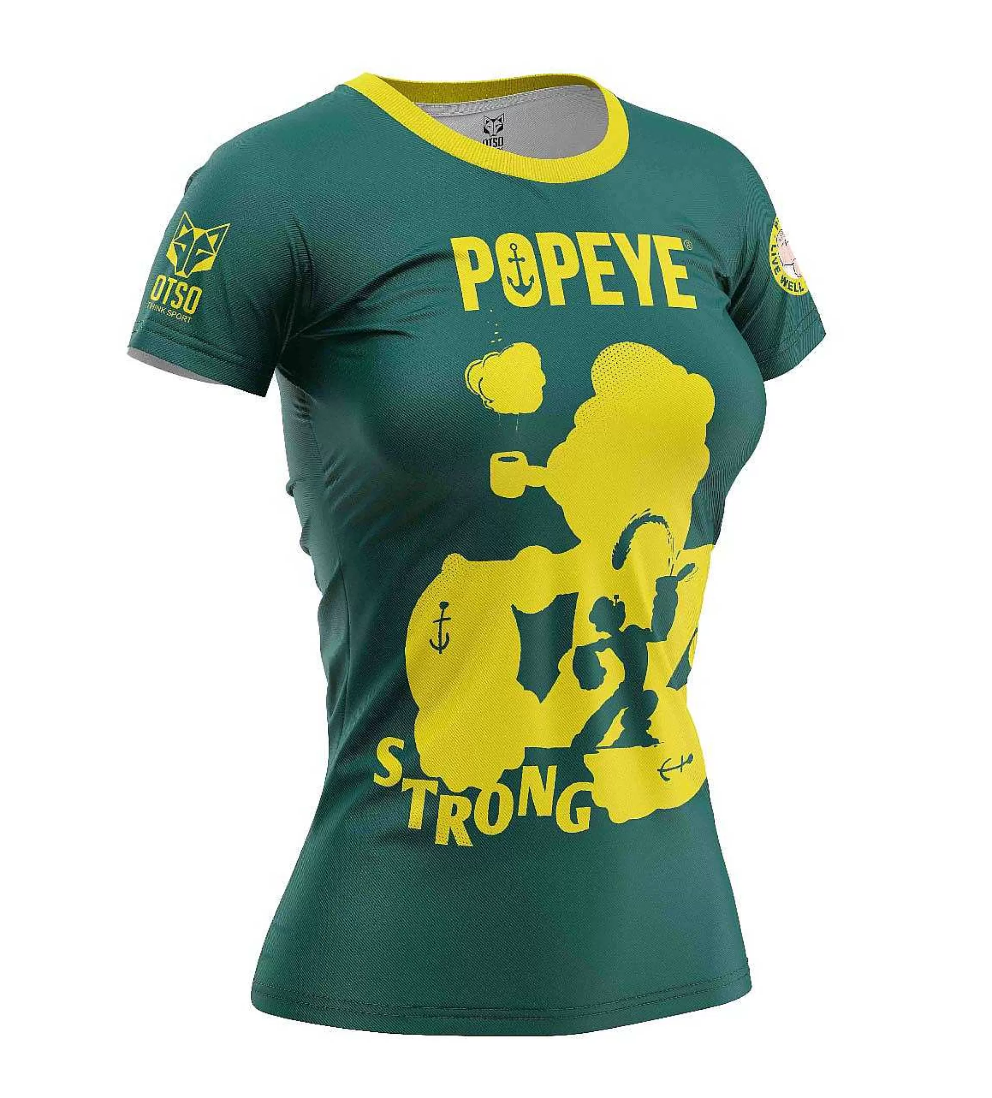 Women'S Short Sleeve T-Shirt-Popeye Strong*OTSO Shop