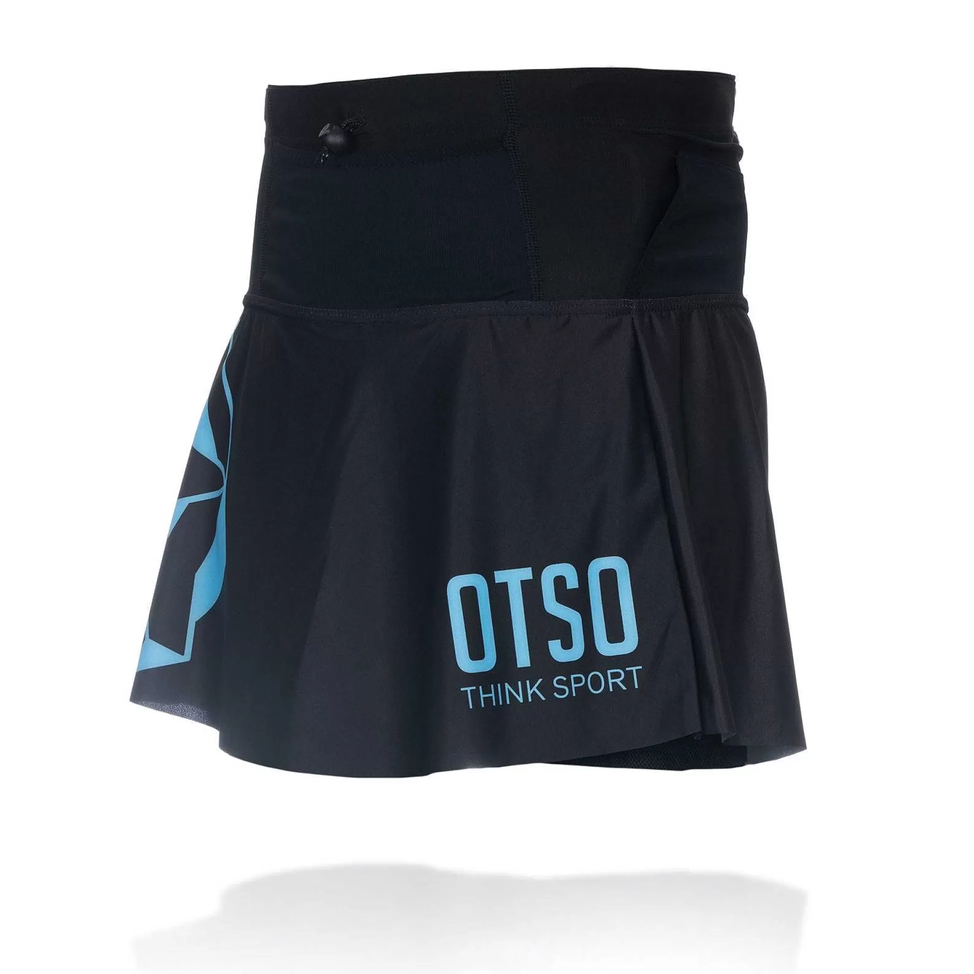 Women'S Skirt-Black & Turquoise*OTSO Hot