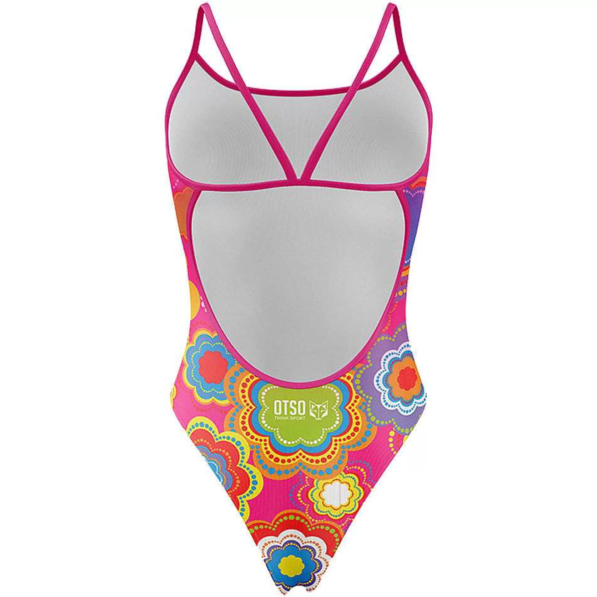 Women'S Swimsuit-Chupa Chups Floral Pink (Outlet)*OTSO Best